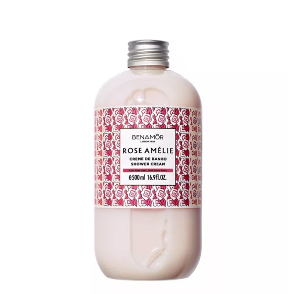 NEW Benamor Women's Rose Amelie Creme de Banho, Shower Gel, 16.90 fl oz